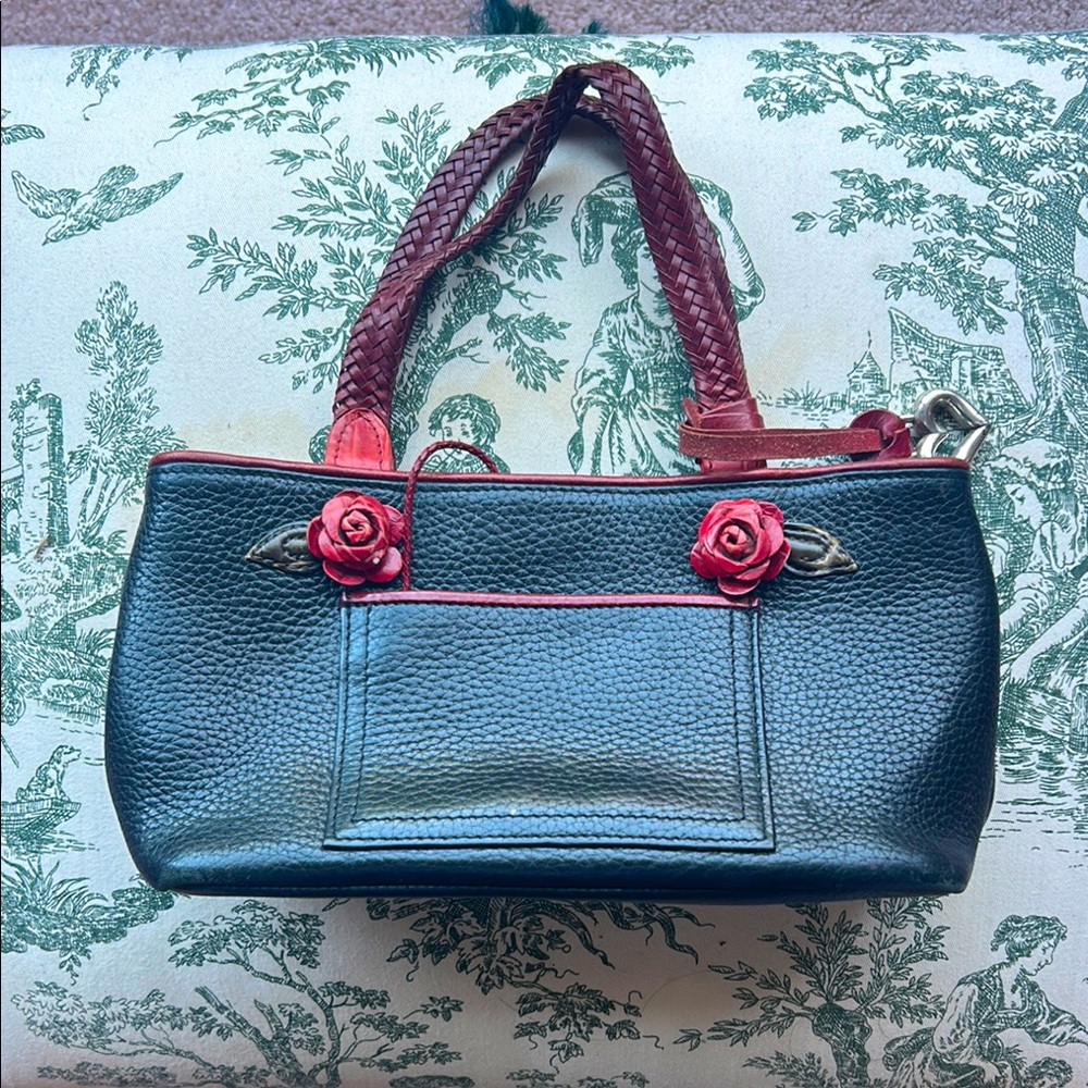 Brighton genuine sturdy leather handheld handbag.